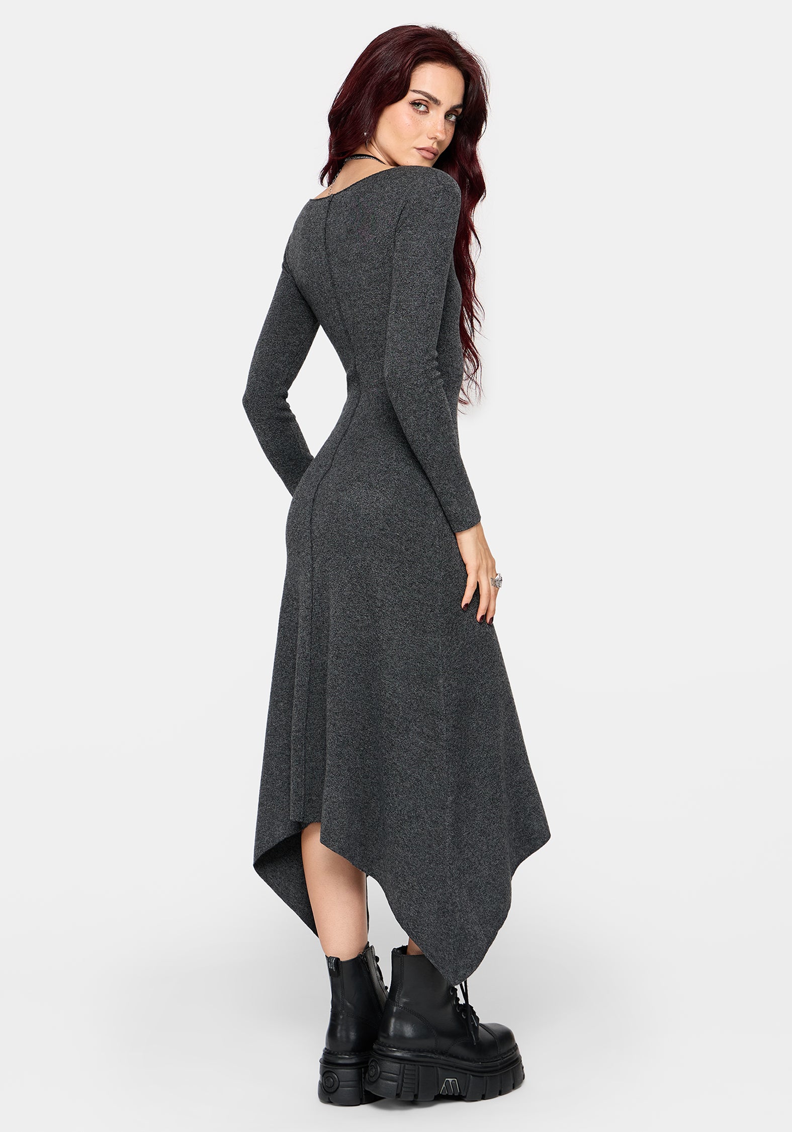 Coralie Exposed Seam Knit Dress