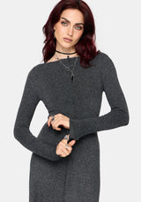Coralie Exposed Seam Knit Dress