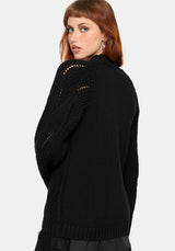 Melrose Lace Cable Knit Jumper