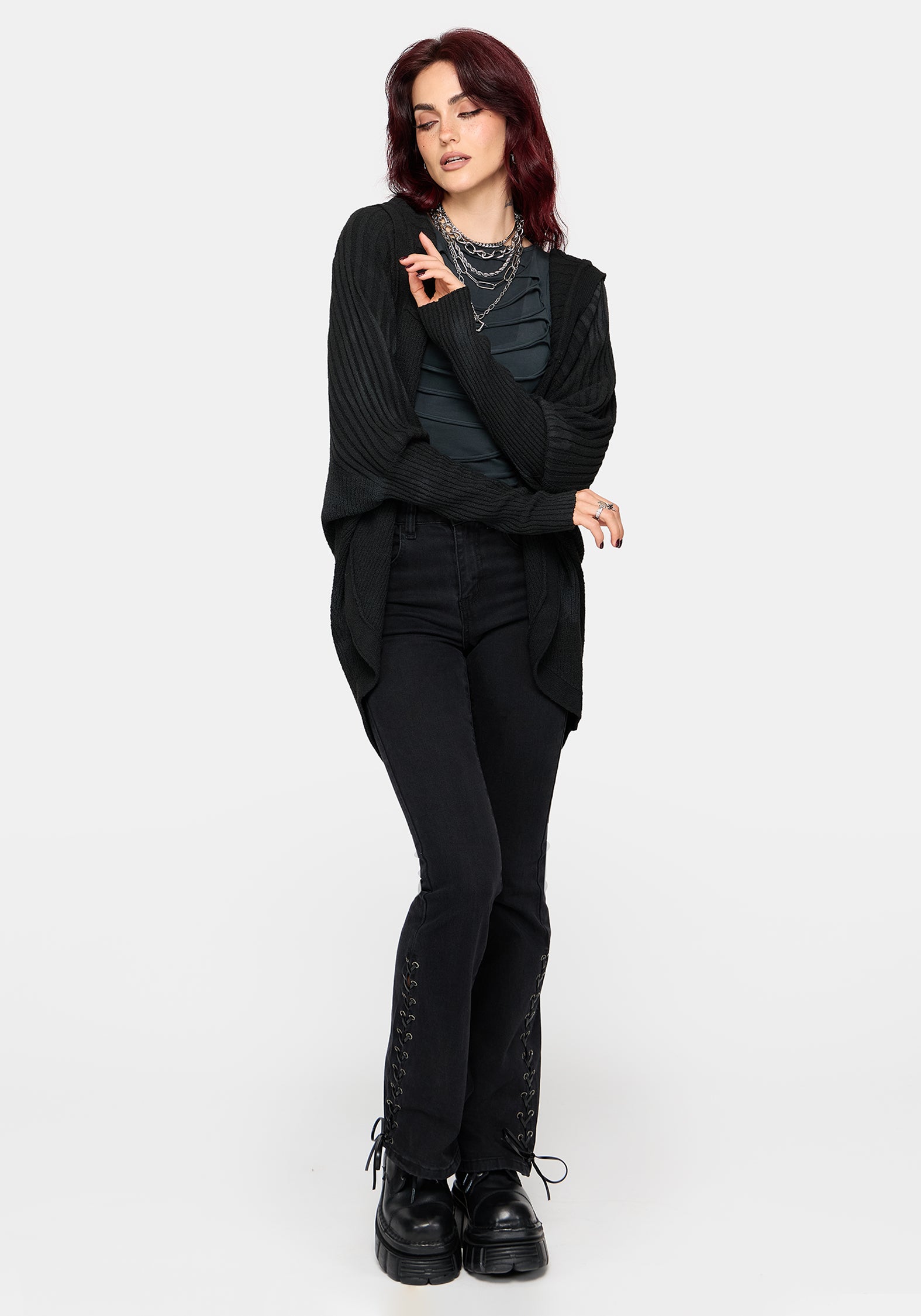 Morpho Cocoon Hooded Cardigan