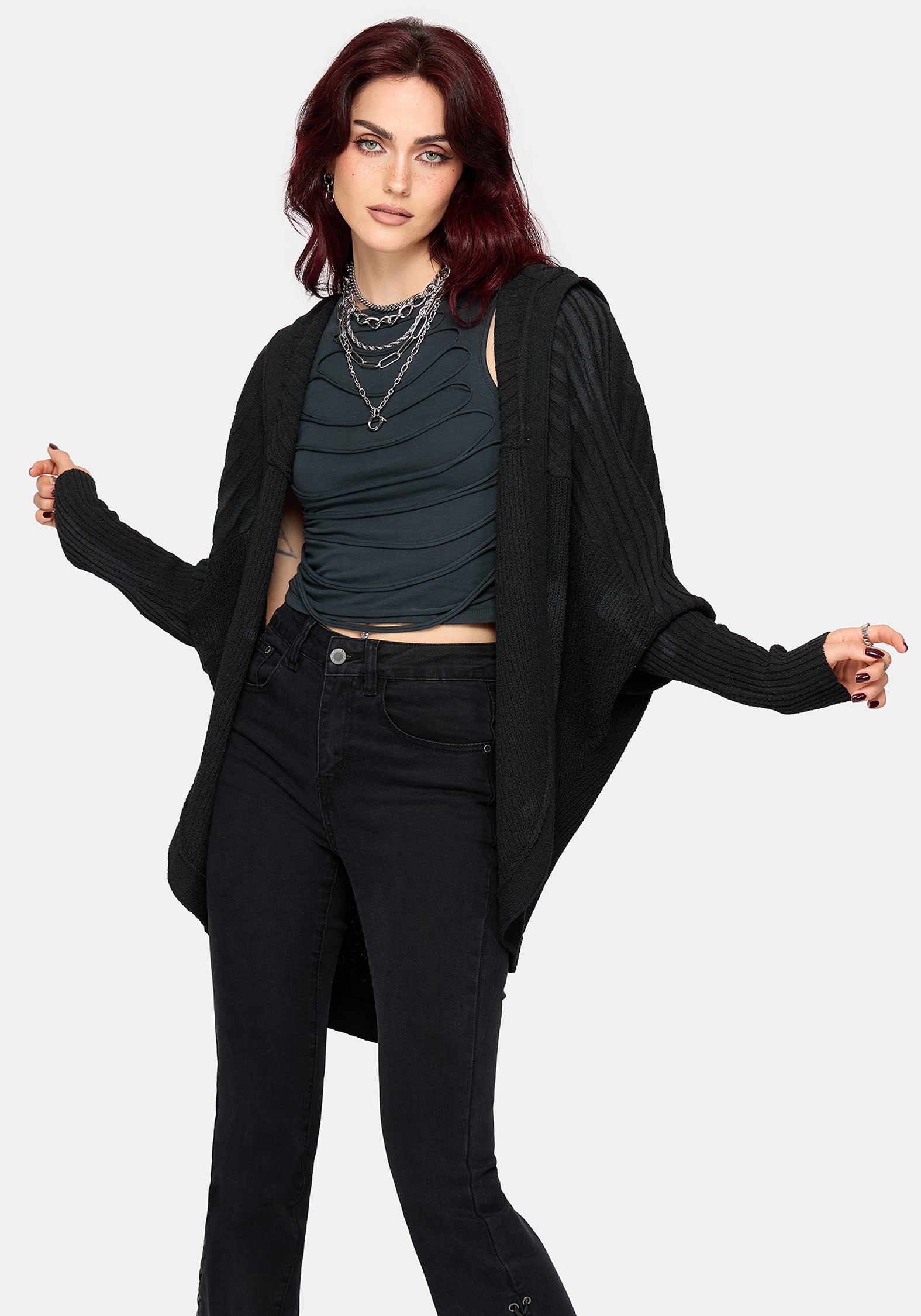 Morpho Cocoon Hooded Cardigan