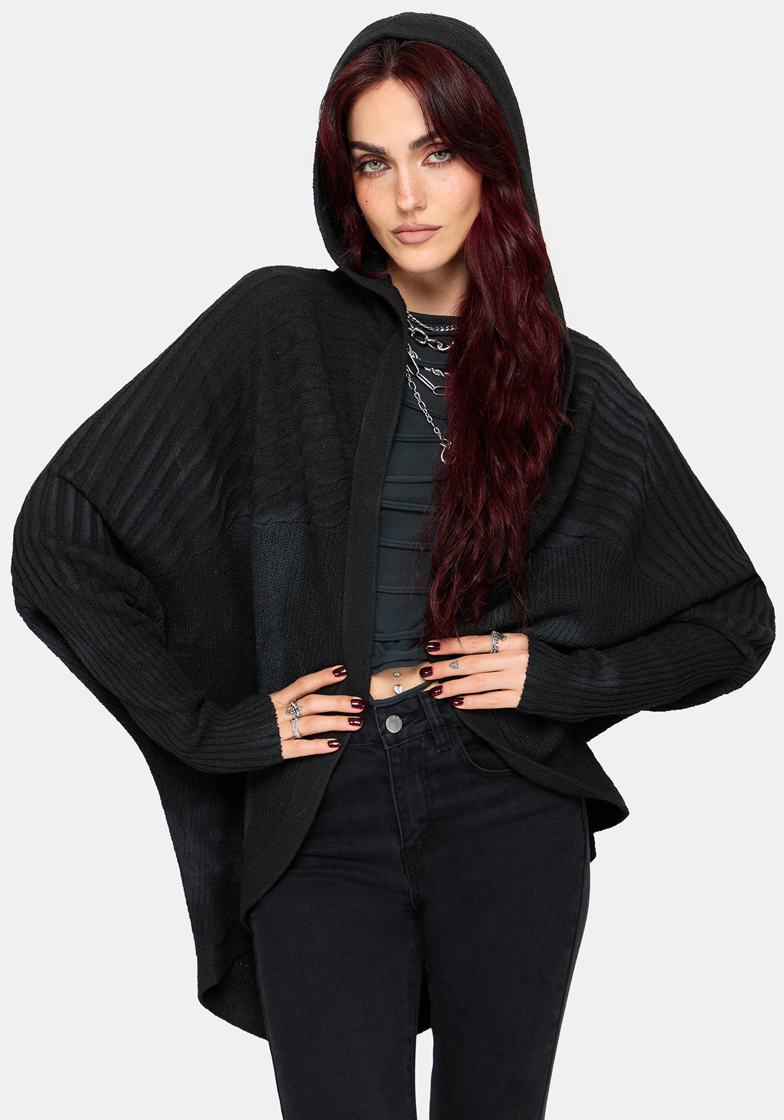 Morpho Cocoon Hooded Cardigan