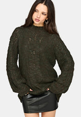 Bracken Chunky Ribbed Knit Jumper