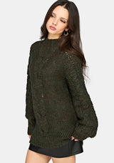 Bracken Chunky Ribbed Knit Jumper