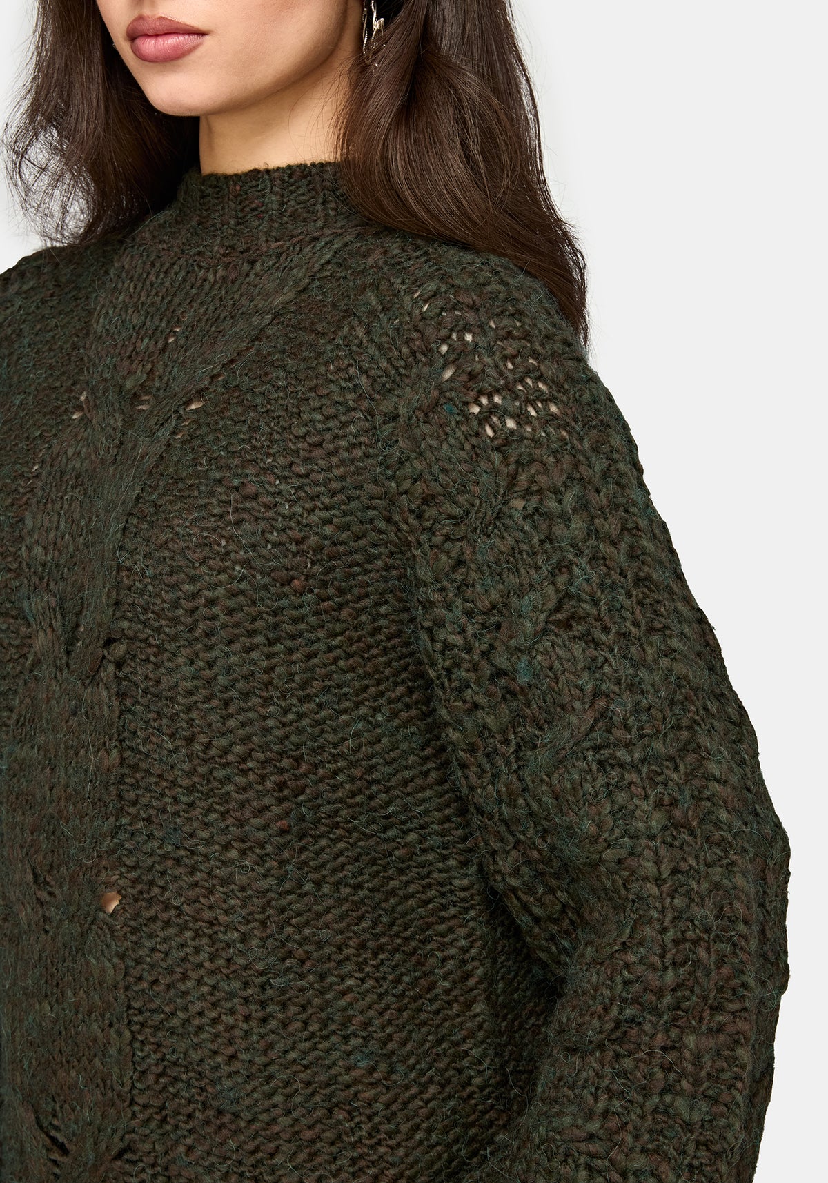 Bracken Chunky Ribbed Knit Jumper