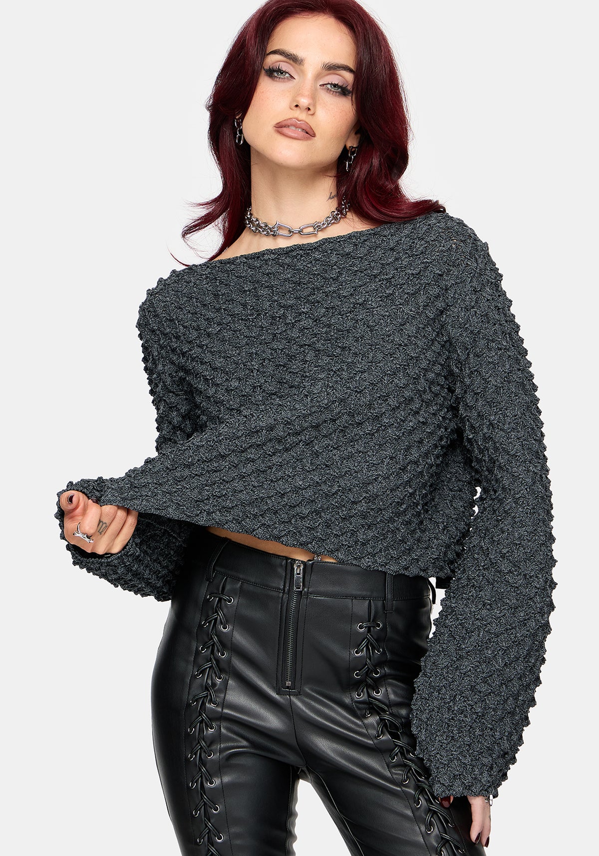 Valene Dragon Scales Knit Jumper
