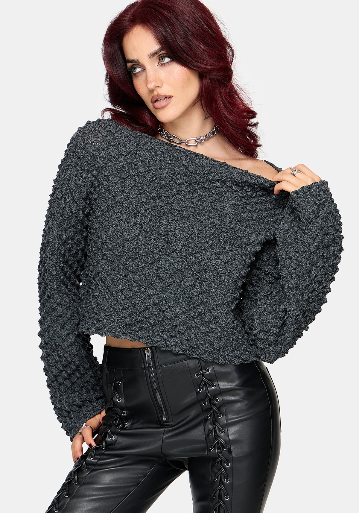 Valene Dragon Scales Knit Jumper