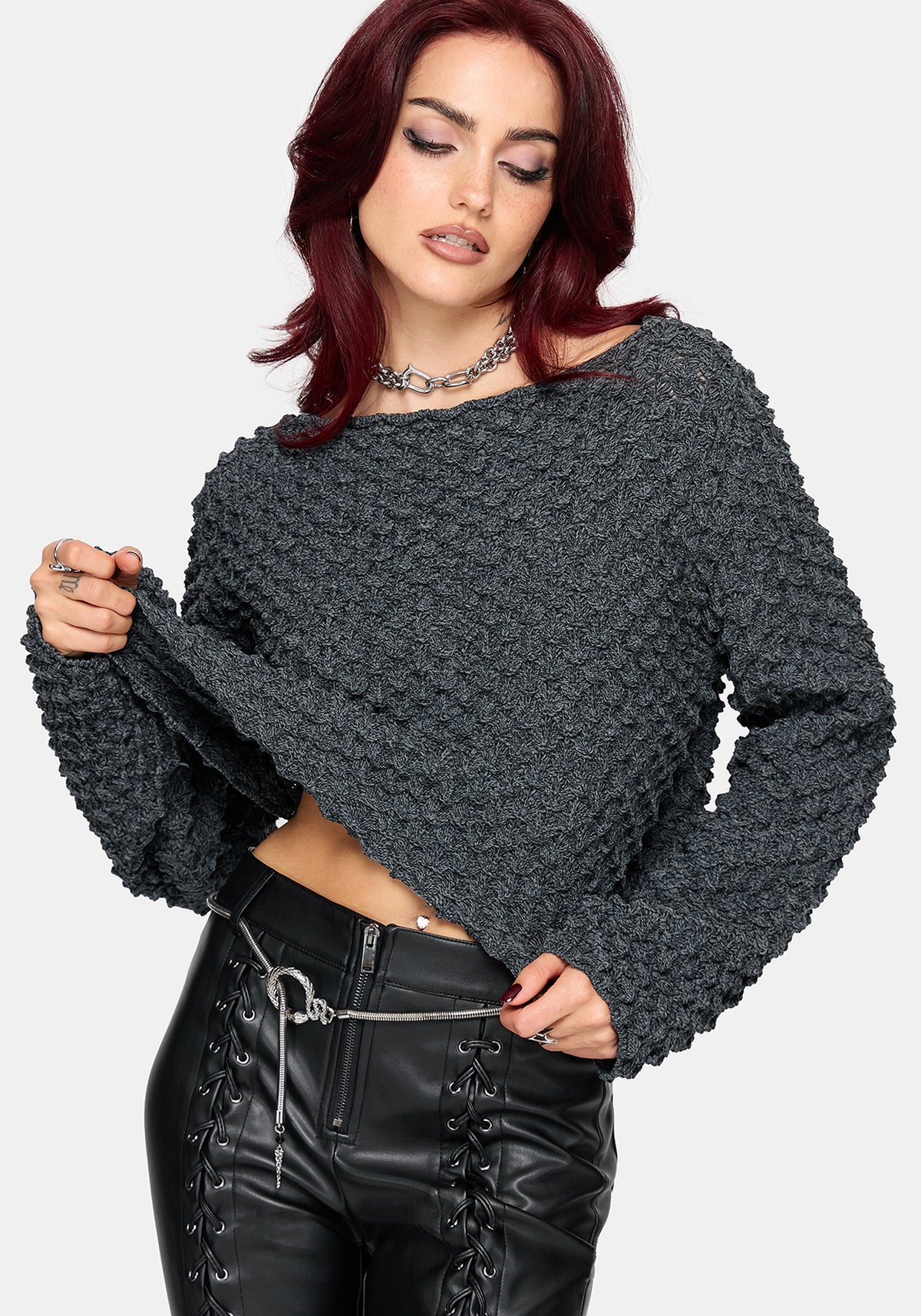 Valene Dragon Scales Knit Jumper