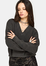 Eira Bleach Wash Knit Jumper