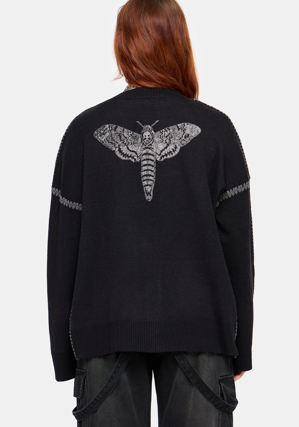 Mourn Moth Knit Cardigan