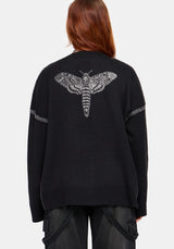 Mourn Moth Knit Cardigan