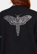 Mourn Moth Knit Cardigan