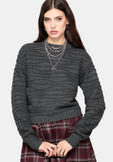 Stormi Wave Stripe Knit Jumper
