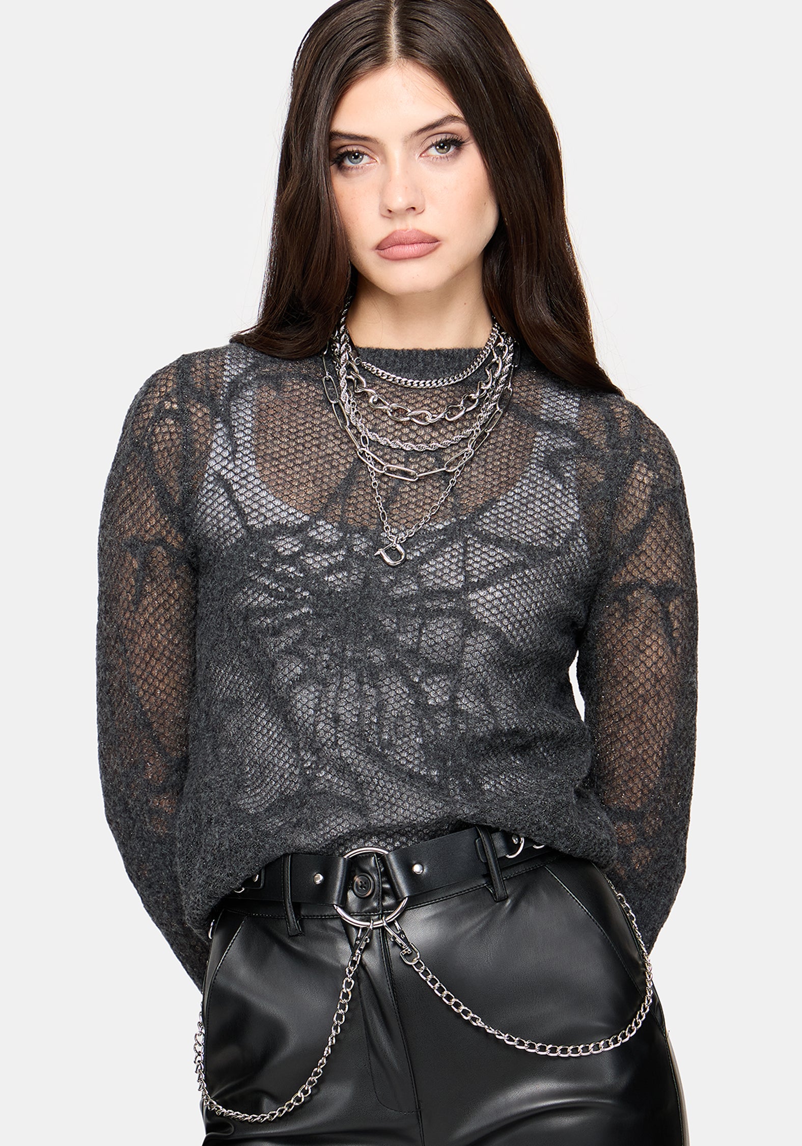 Olwen Cobweb Knit Top
