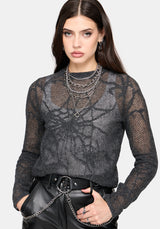 Olwen Cobweb Knit Top