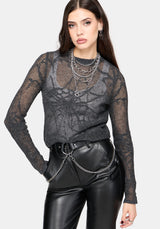 Olwen Cobweb Knit Top