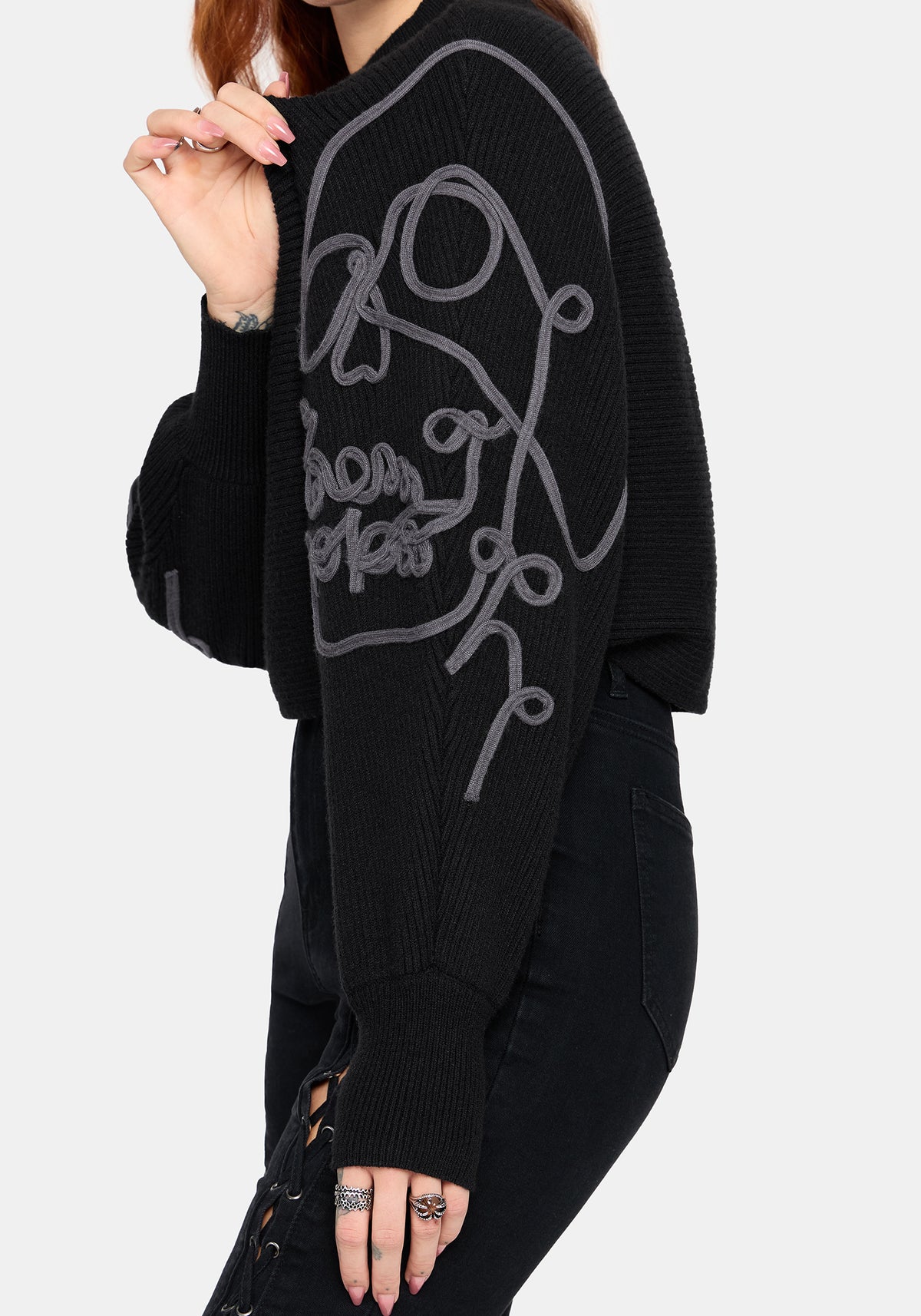 Skole Cornelli Skull Knit Jumper