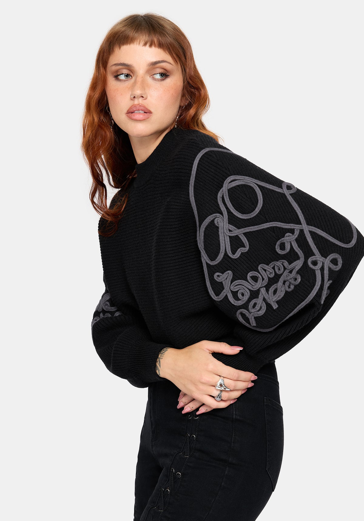 Skole Cornelli Skull Knit Jumper