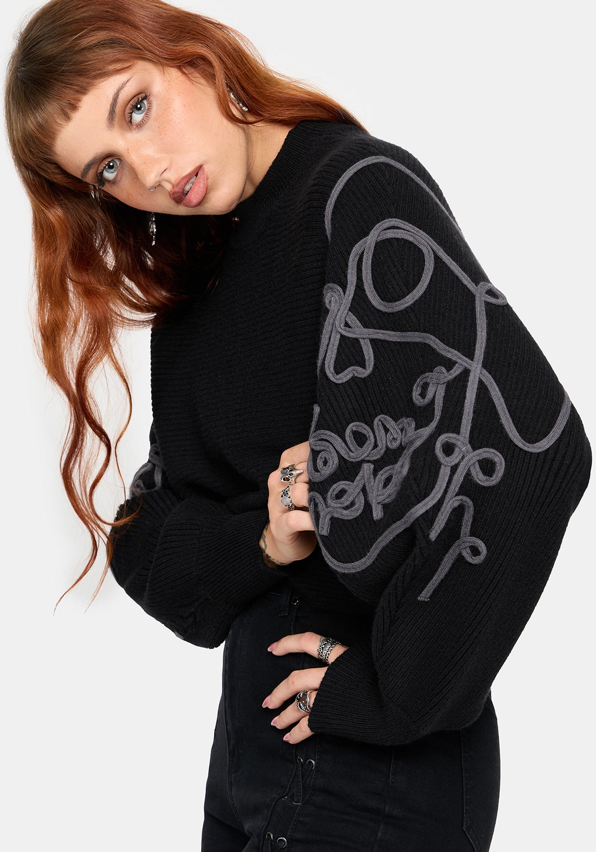 Skole Cornelli Skull Knit Jumper