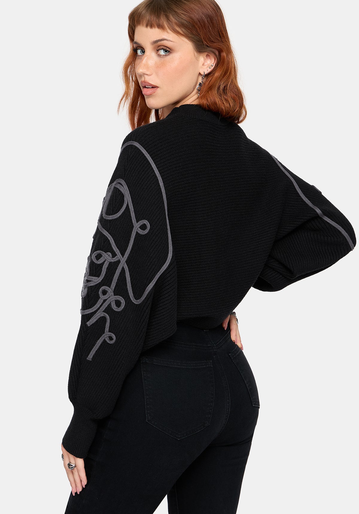 Skole Cornelli Skull Knit Jumper