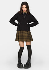 Cove Ribbed Button Waist Knit Jumper