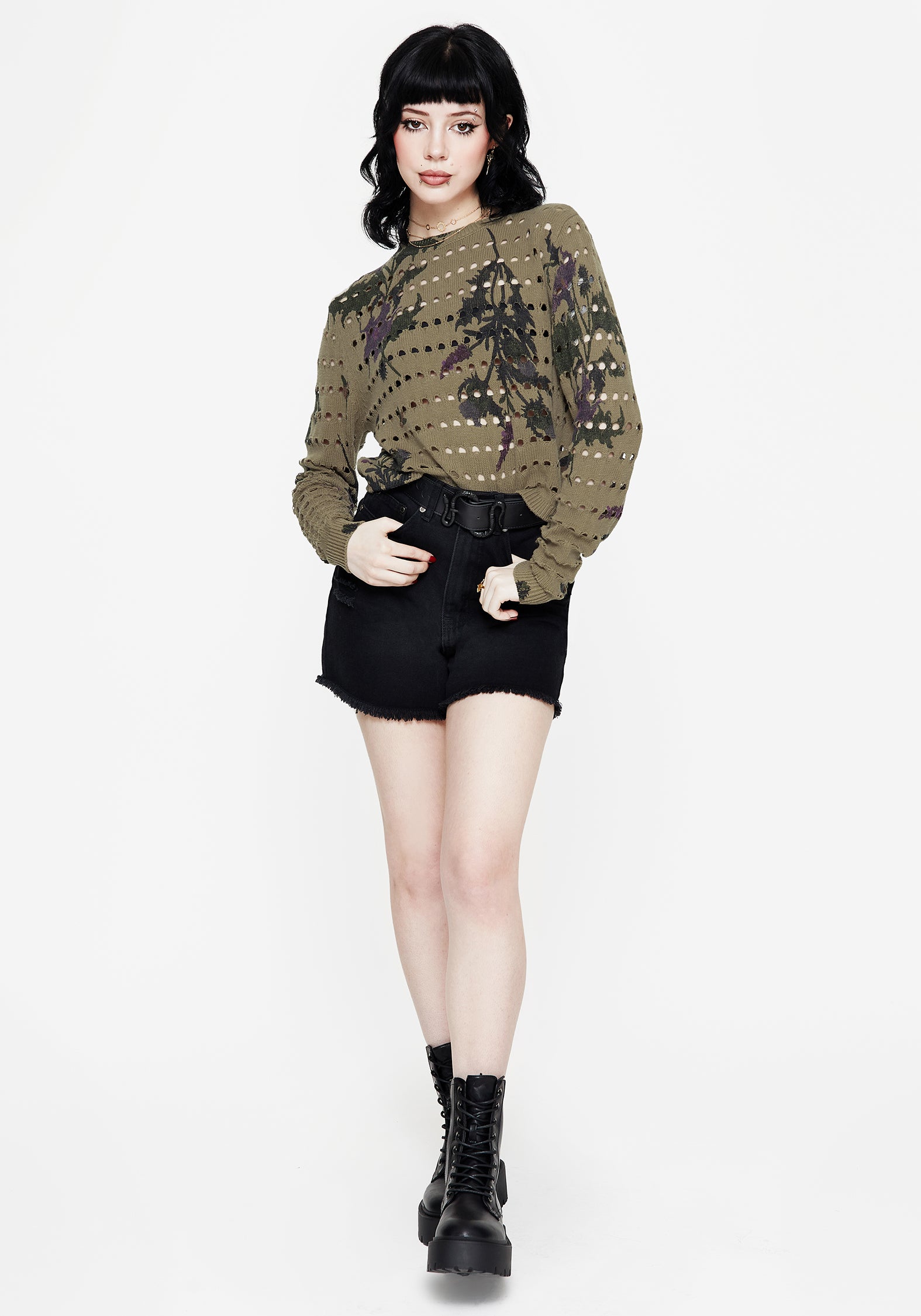 Cassandra Floral Knit Jumper