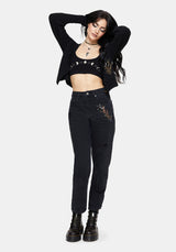 Griffinfly Embroidered Seamless Bralet Set