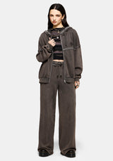 Mio Witches Knot Distressed Seam Jogger