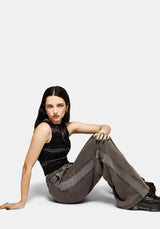 Mio Witches Knot Distressed Seam Jogger