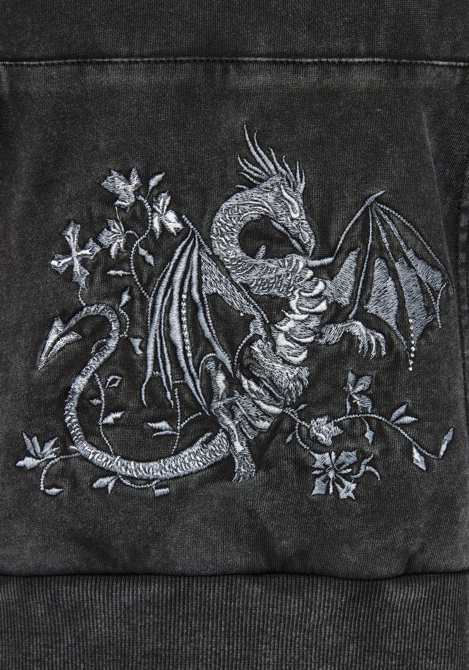 Mira Dragon Embroidered Hoody