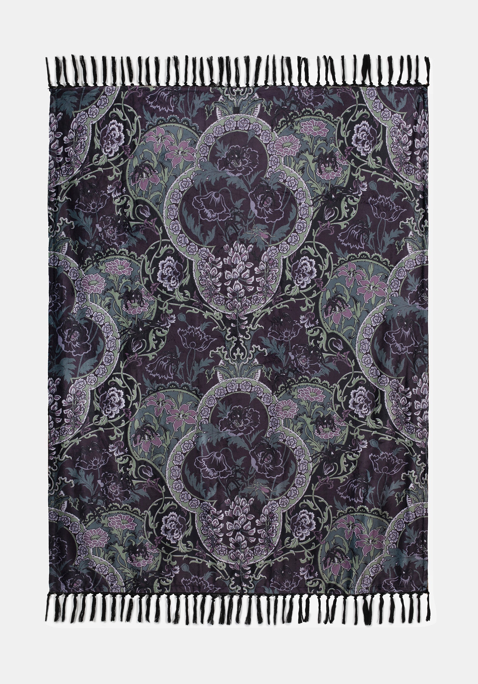 Effie Velvet Tassel Blanket