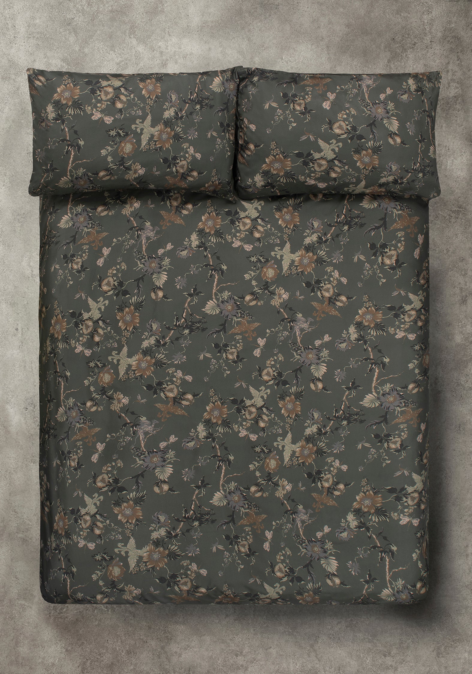 Poison Garden Print Bedding Set - UK Double