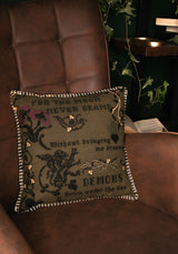 Ophidian Cross Stitch Cushion