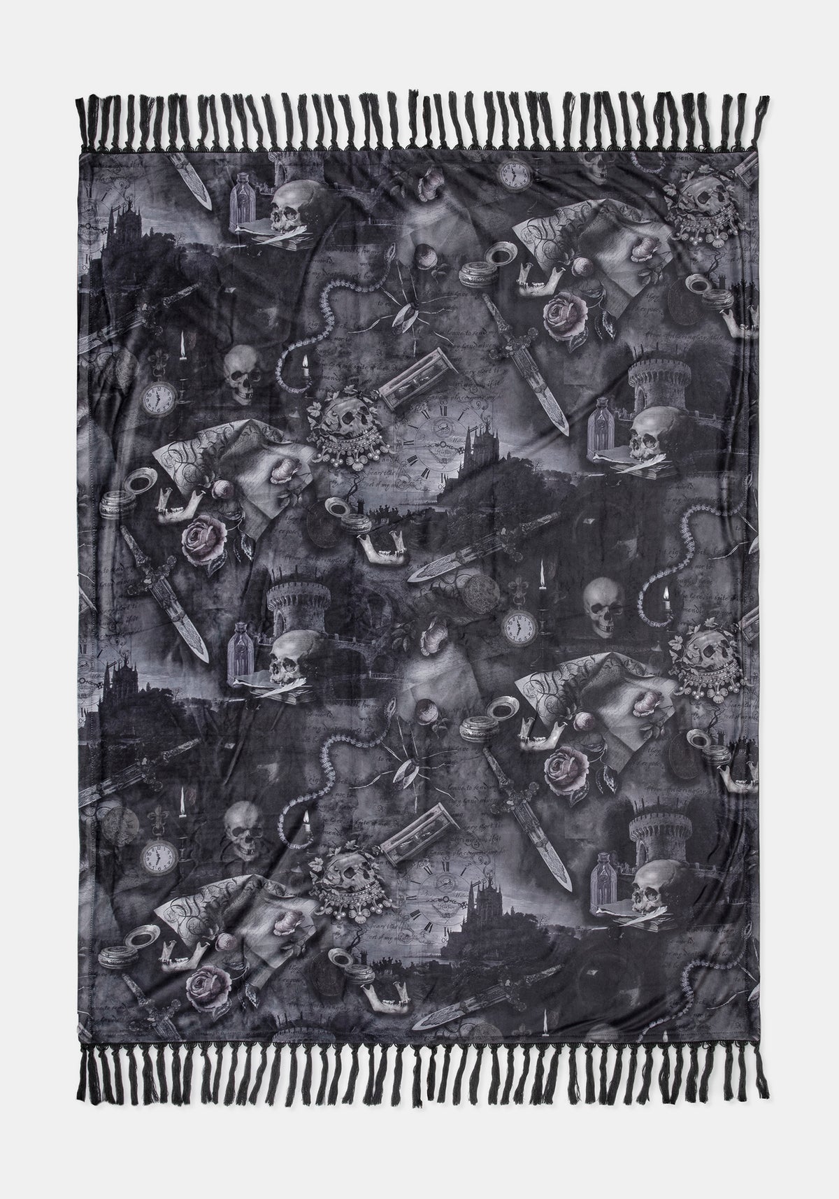 Nox Velvet Tassel Blanket