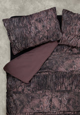 Gaia Celestial Ruched Bedding - UK Double