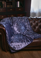 Deadly Nightshade Velvet Blanket