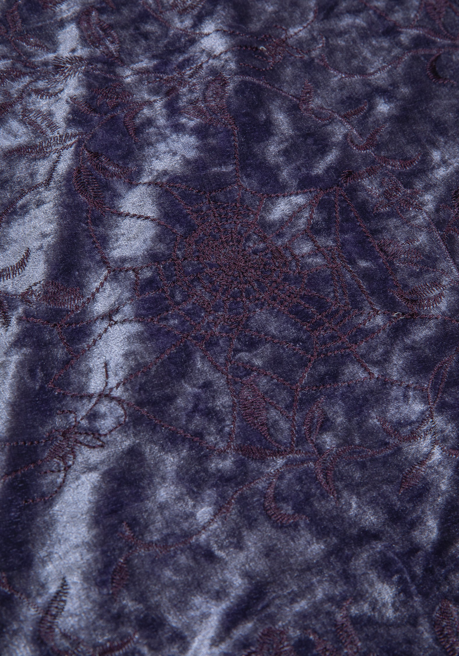 Deadly Nightshade Velvet Blanket