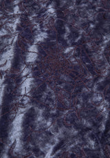 Deadly Nightshade Velvet Blanket