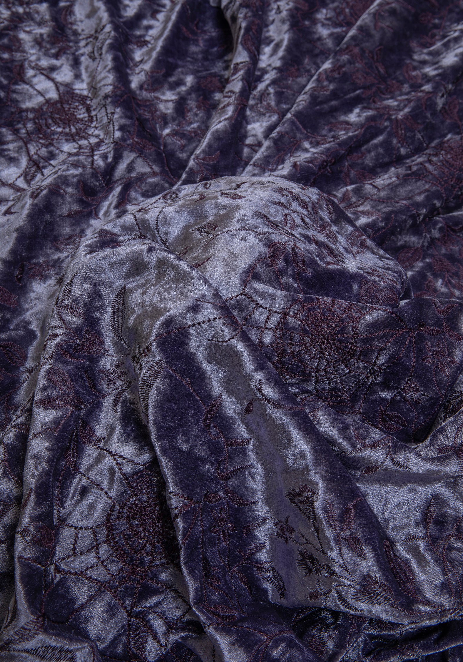 Deadly Nightshade Velvet Blanket