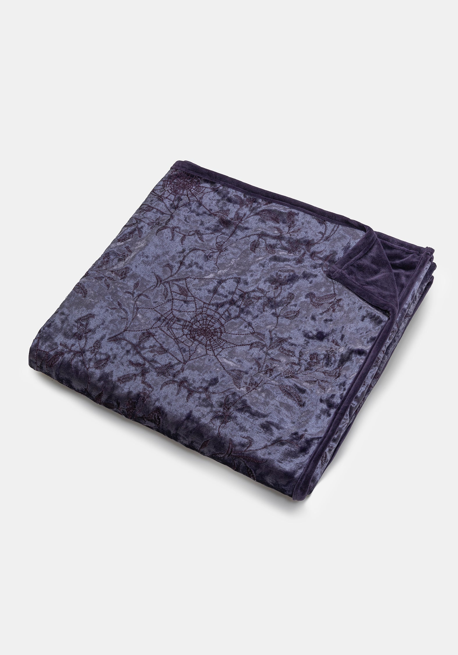 Deadly Nightshade Velvet Blanket