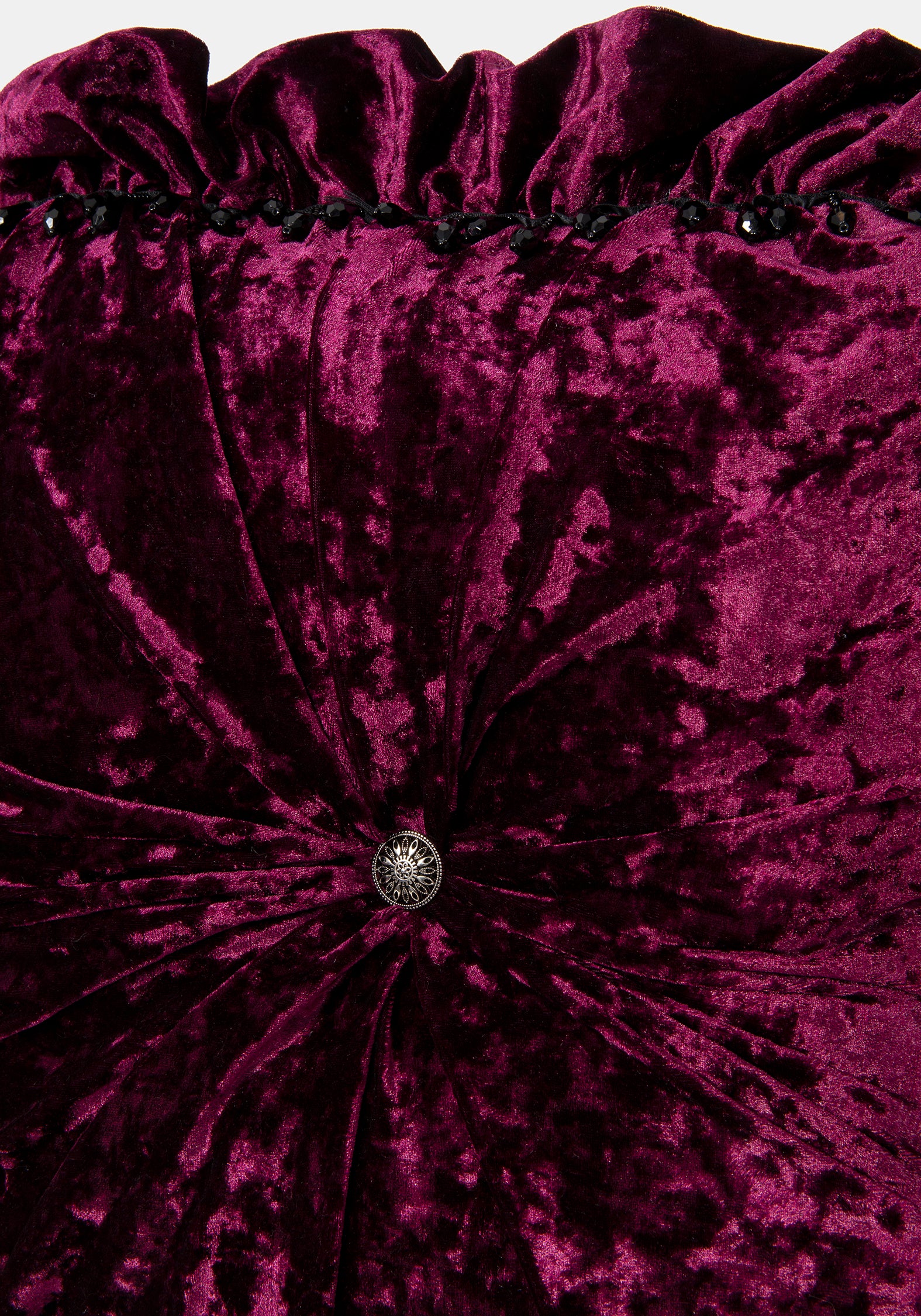 Ravynelle Gothic Window Rushed Cushion