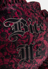 Bite Me Velvet Ruffle Cushion