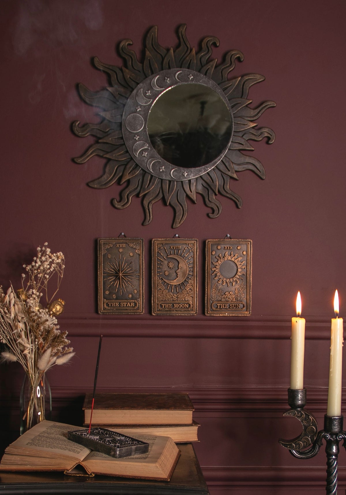 Geralum Celestial Round Mirror
