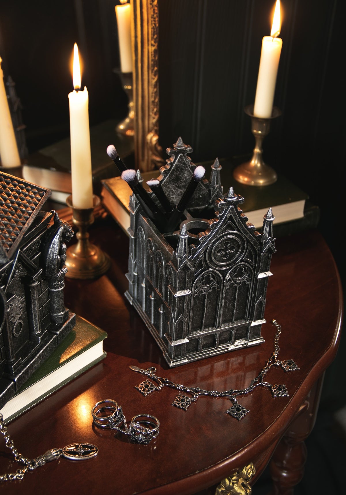 Cathedral Makeup Brush Holder
