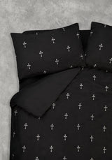 Vurlo Embroidered Cross Bedding - UK Double