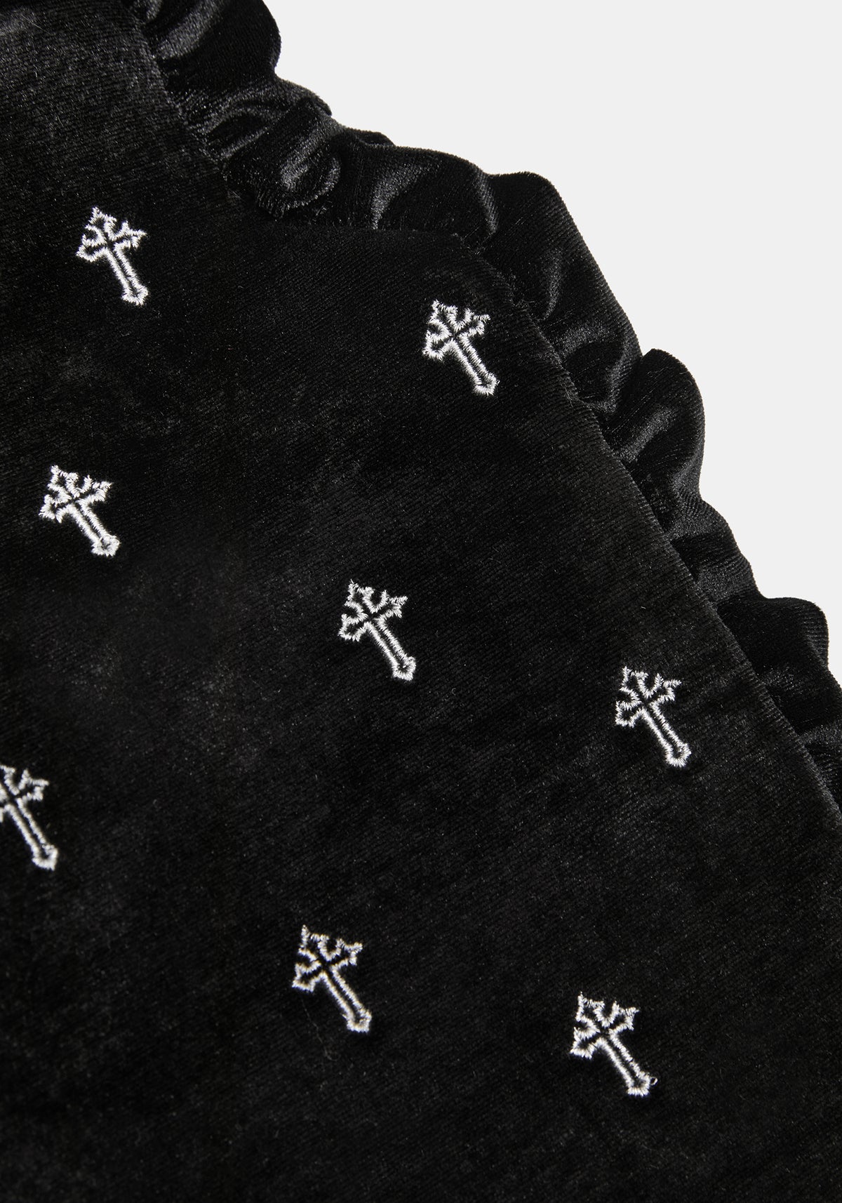 Florken Cross Embroidered Hot Water Bottle