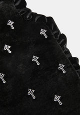 Florken Cross Embroidered Hot Water Bottle
