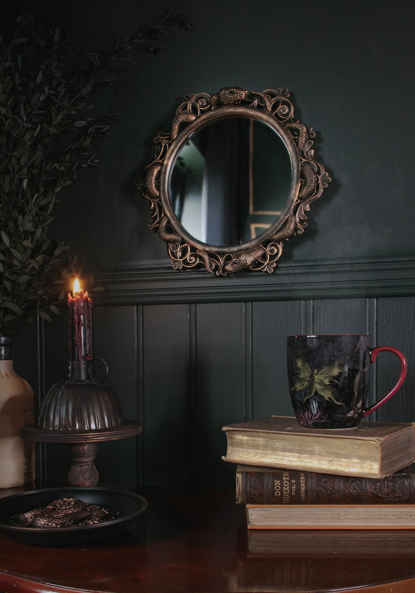Vasuki Twisted Snake Mirror – Disturbia