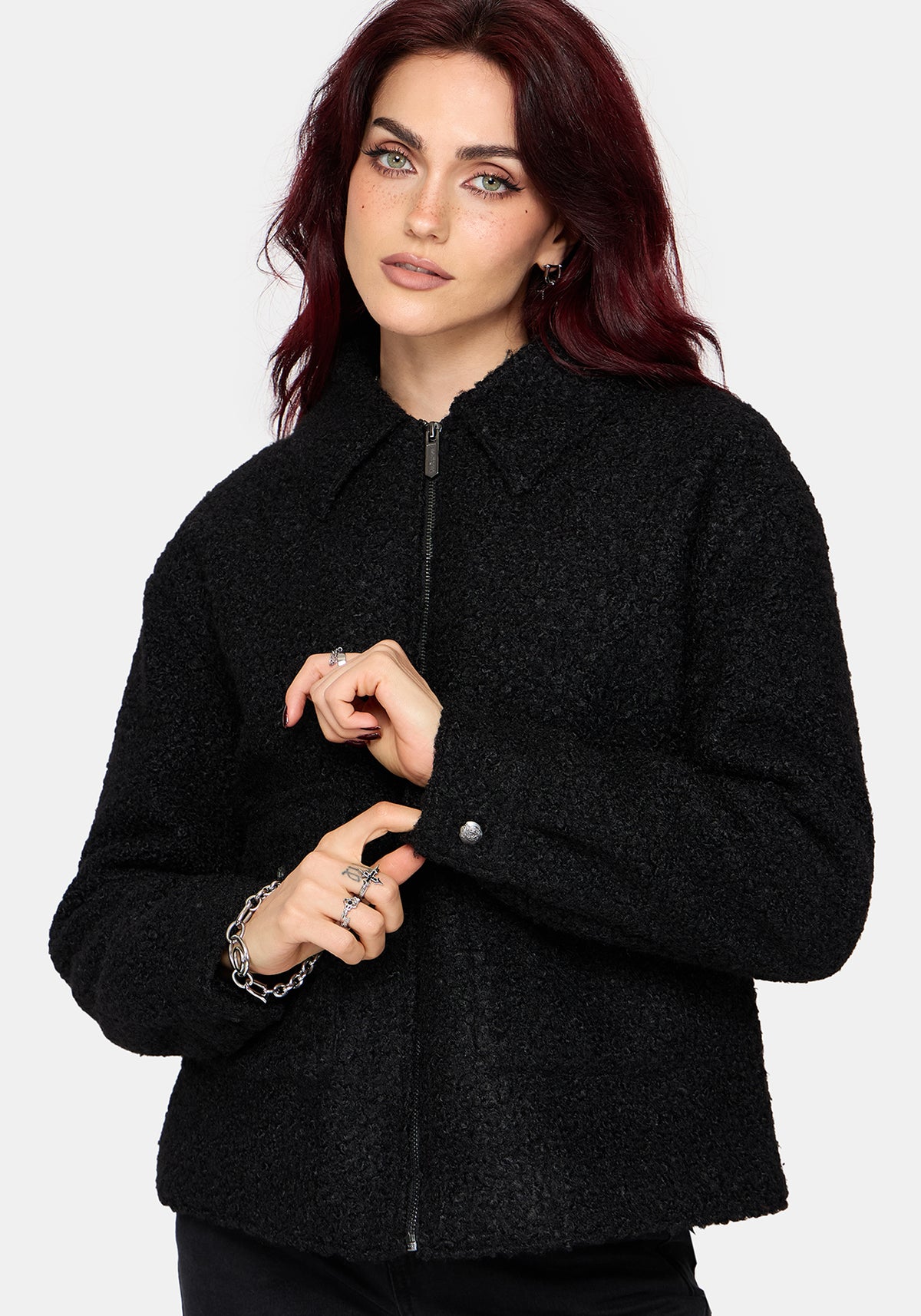 Cicely Check Hood Shacket
