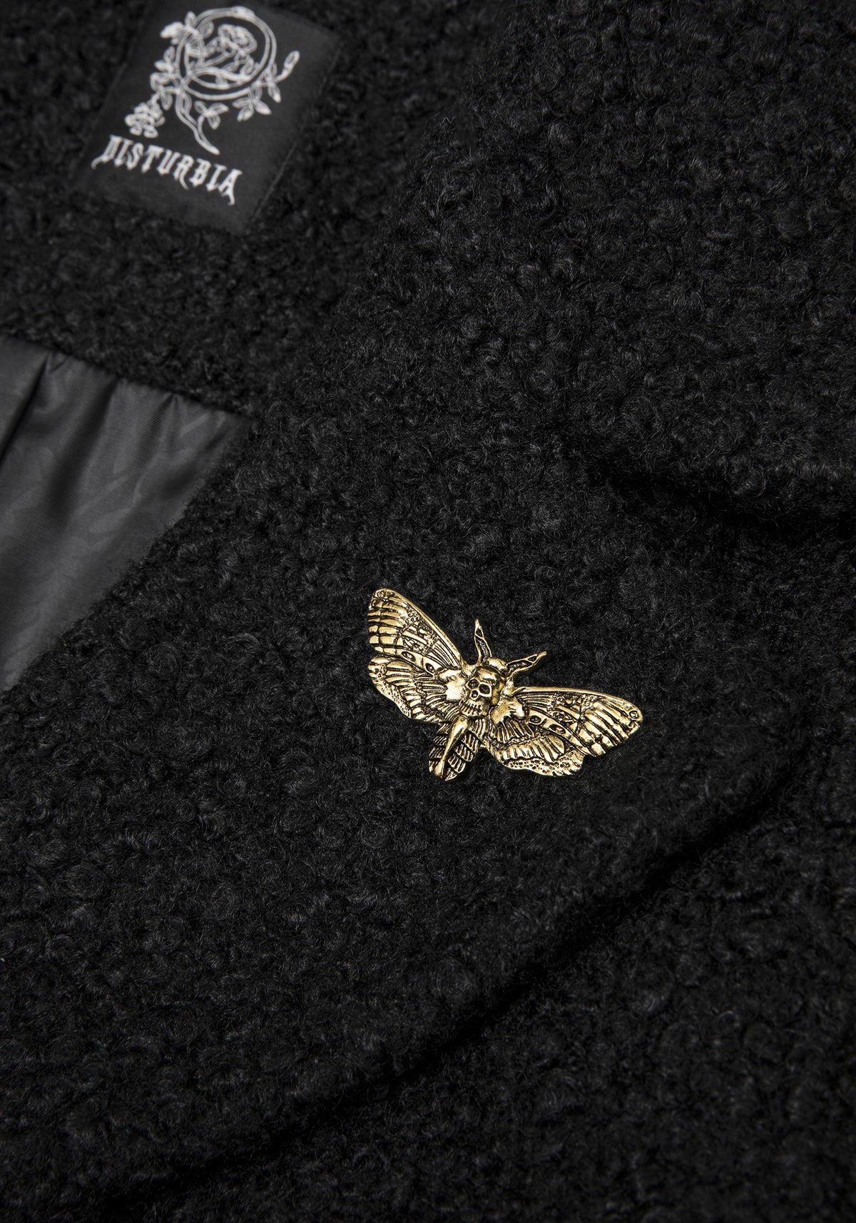 Eydra Recycled Bouclé Coat - Black